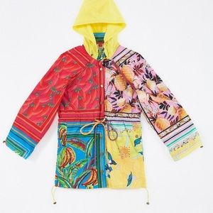 FARM Rio scarf mix parka